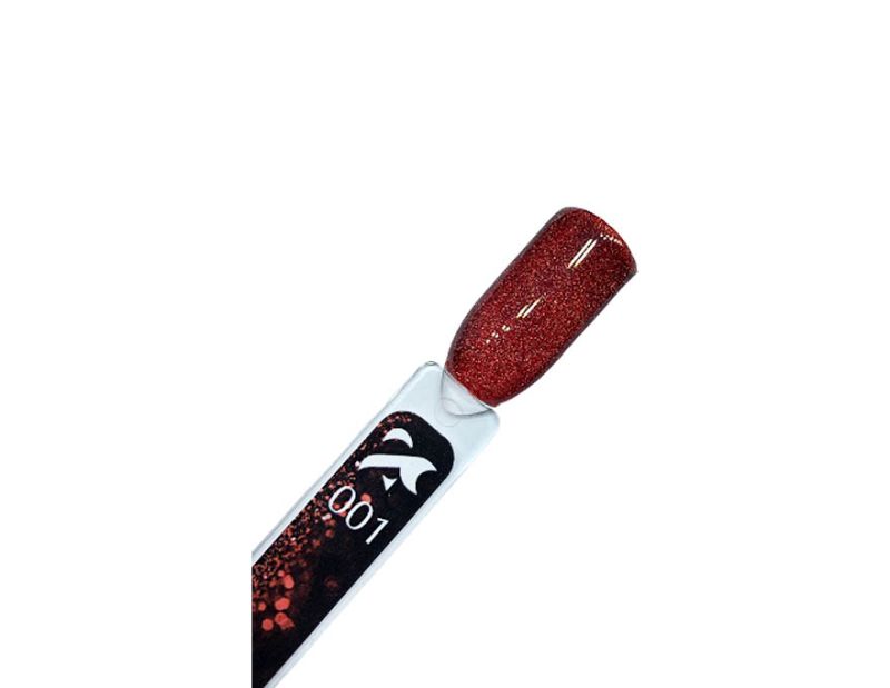 FOX Sphynx Cat eye gel varnish No. 001 (dark red, magnetic), 7 ml