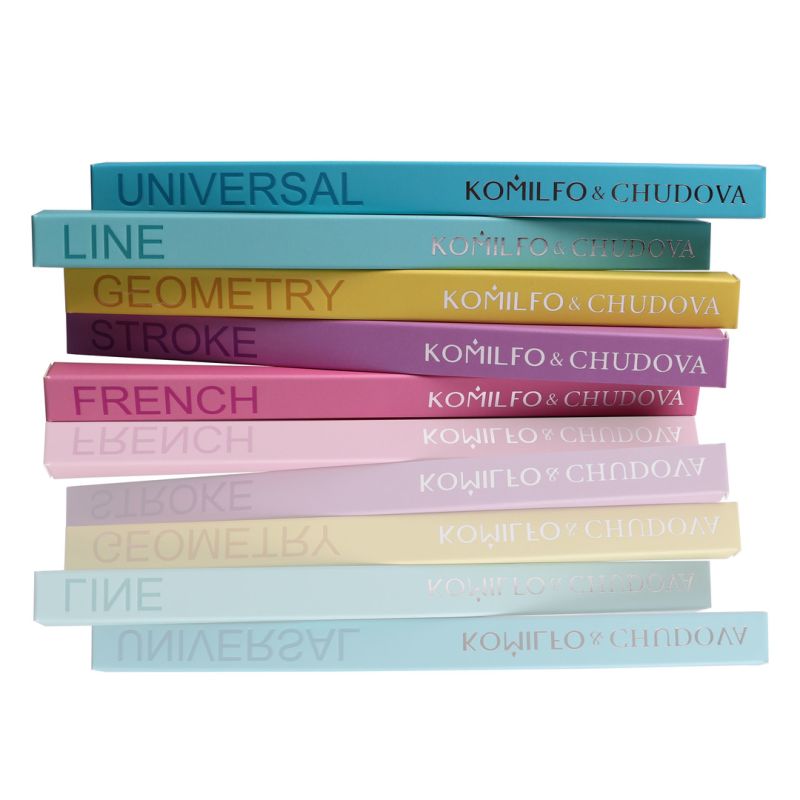 Пензлик Komilfo&Chudova «Line», Syntetic Liner 6 мм