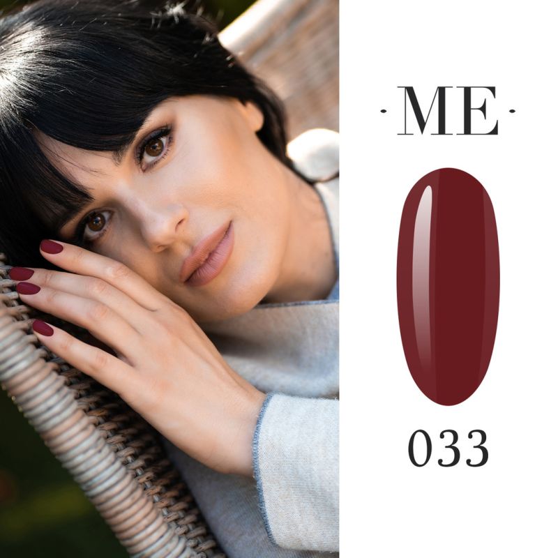 FOX Gel Polish Masha Efrosinina No. 033 (dark red, enamel), 7 ml