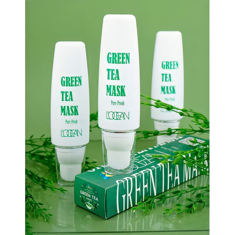 LOCEAN Face mask Green Tea, 100 ml