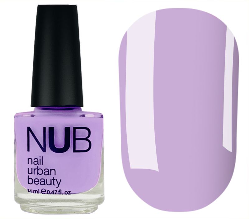Nail polish NUB 107 (lilac, enamel), 14 ml