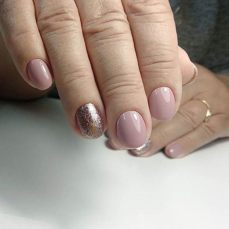 Гель-лак MOON FULL color Gel polish №199 (приглушений сіро-рожевий, емаль), 8 мл