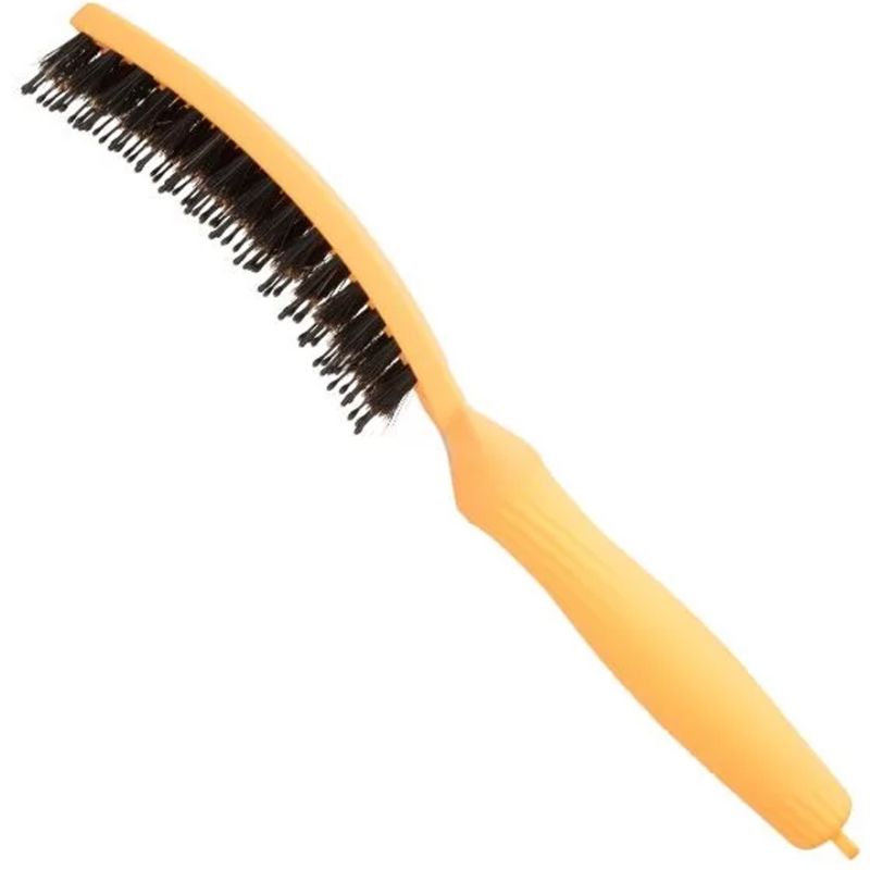 Olivia Garden Massage Brush Natural Bristle Finger Brush Combo Juicy