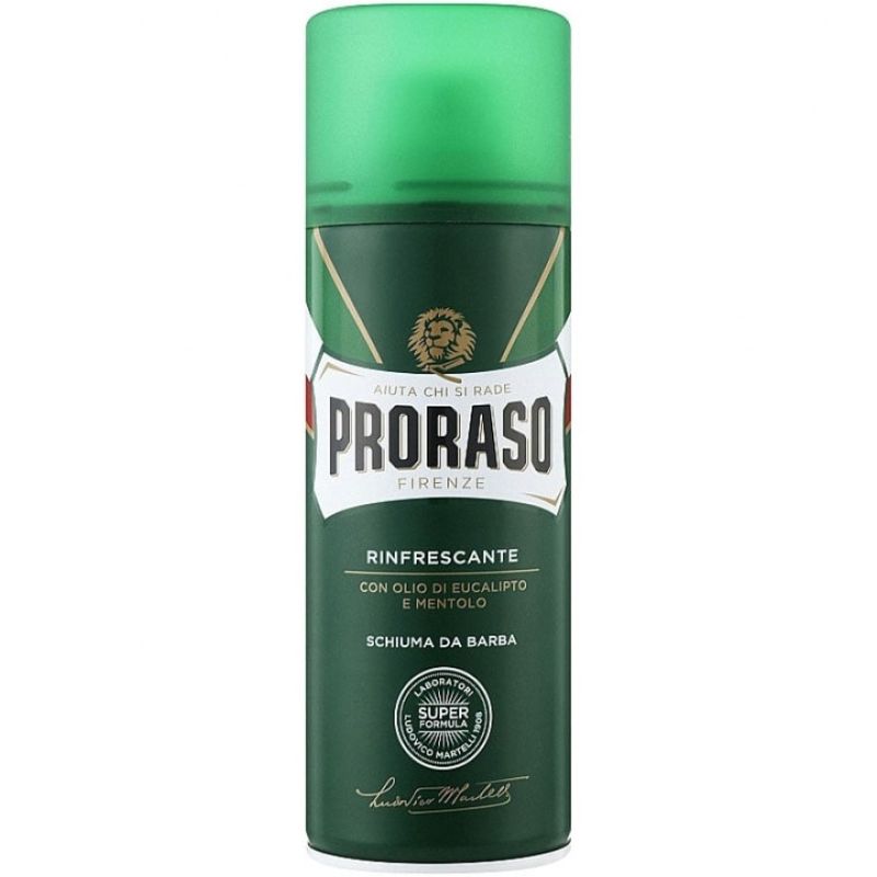 Proraso Пена для бритья Proraso Green Shaving Foam Refresh Eucalyptus, 400 мл