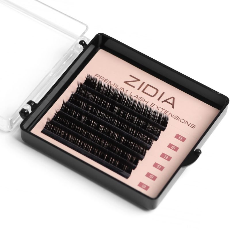 ZIDIA Premium Lash Extensions 6 tapes - M0.1 x 9 mm