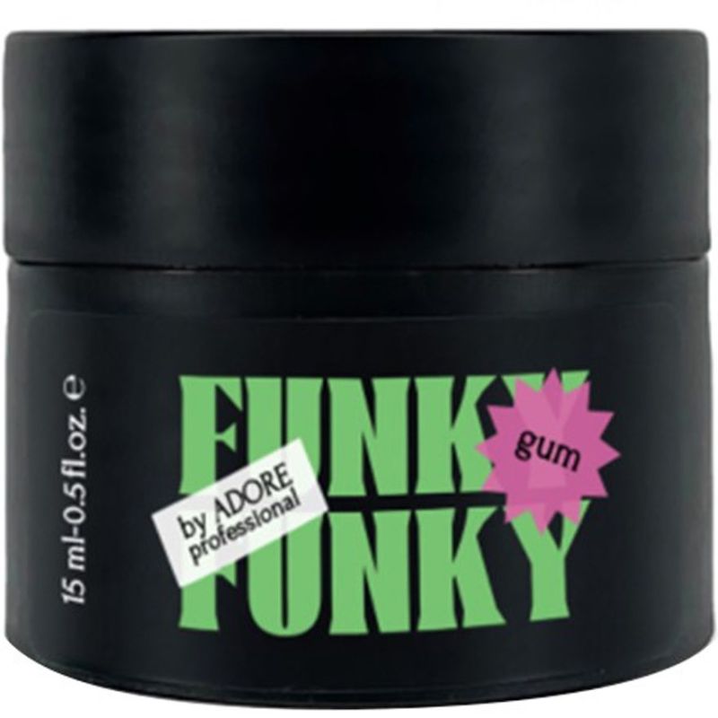 ADORE Funky Gum - гель-жвачка для объёмных дизайнов и наращивание на гелевые типсы, 15 мл