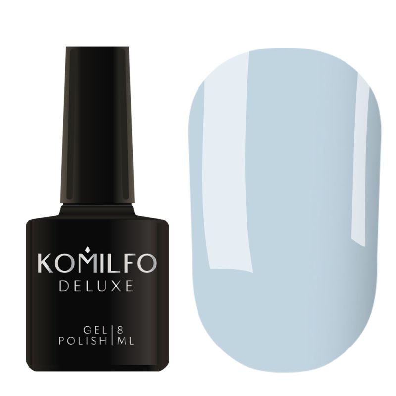 Gel Polish Komilfo Deluxe Series D136 (pale blue, enamel), 8 ml.