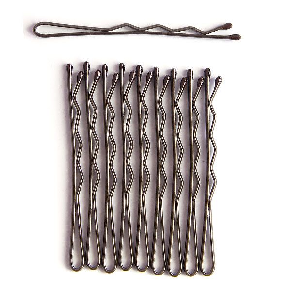 Wavy with two balls - 5 cm - Brown