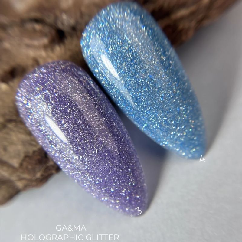 GA&MA Gel polish Holographic glitter 003, 10 ml