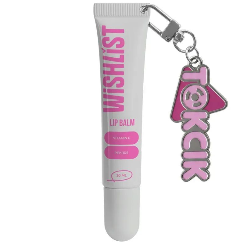 WISHLIST Бальзам-блиск для губ Lip Gloss Balm - Crystal Sorbet + Іграшка-брелок "Токсік", 10 мл