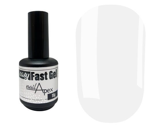 NailApex Easy Fast Gel Жидкий гель №1 прозрачный, 15 мл