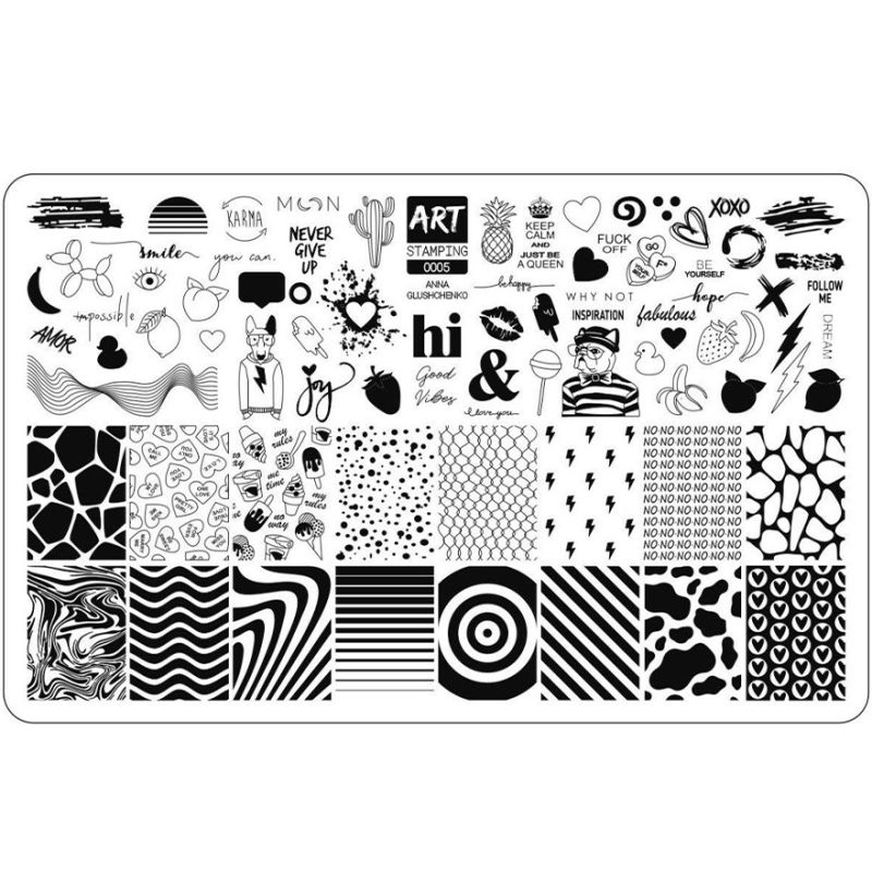 ArtStamping&Vakula Пластина для стемпинга 005