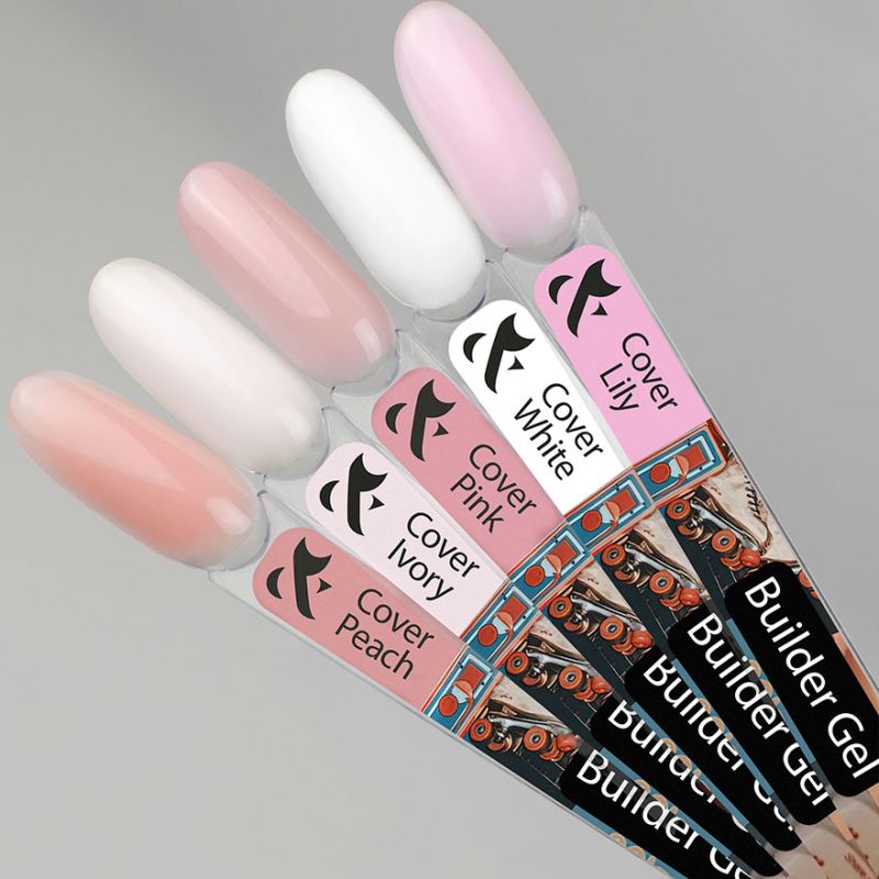 F.O.X Builder gel Cover Pink моделюючий середньої консистенції, 15 мл