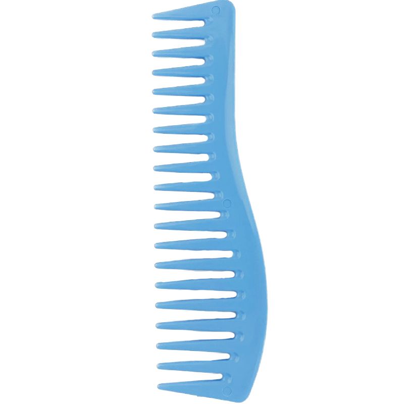EUROstil Comb combination for hairstyle modeling, blue