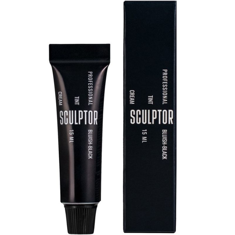 SCULPTOR Краска для ресниц - bluish black, 15 мл