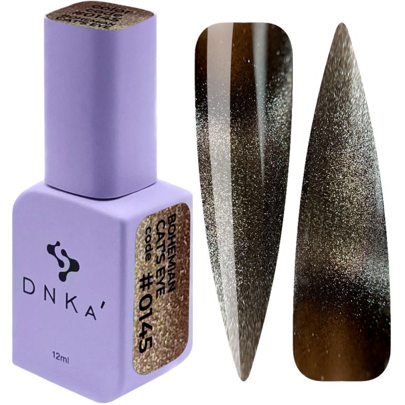 DNKa Гель-лак для ногтей Bohemian Cat's Eye 145, 12 мл