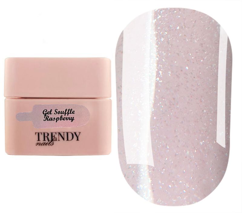 Trendy nails Гель-суфле Gel Souffle Ice Cream Raspberry, 15 мл