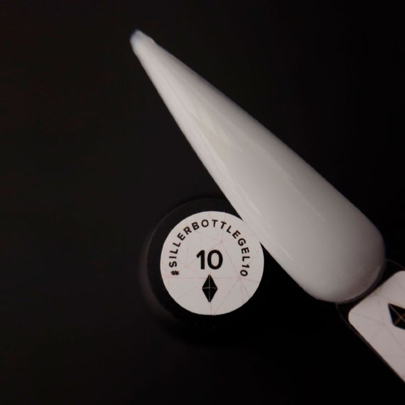 Siller Гель для нігтів Bottle Gel №10 (молочний), 15 мл