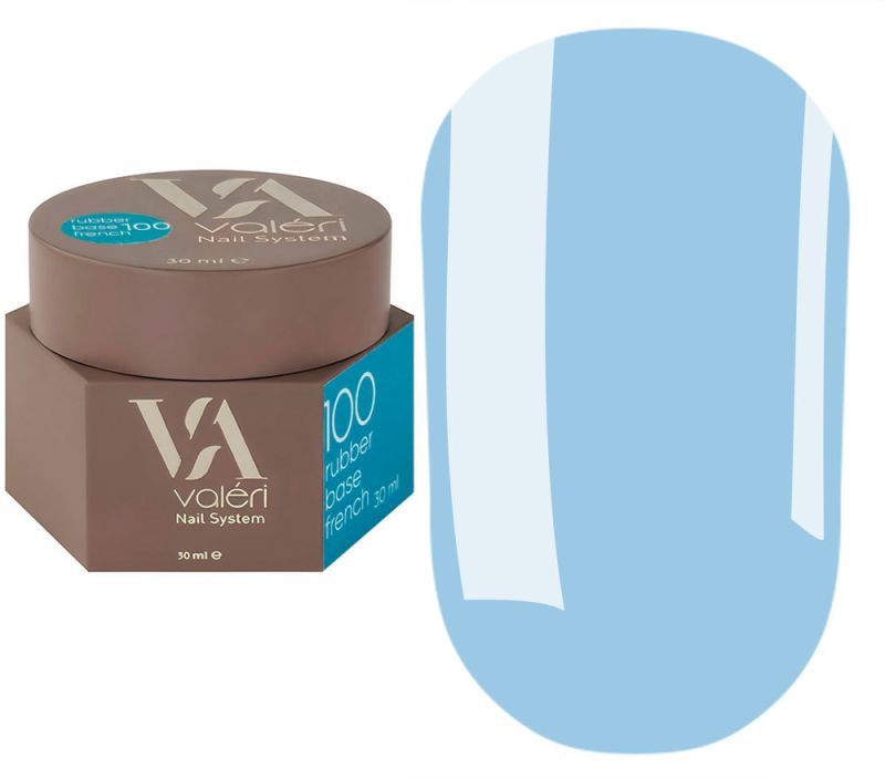Valeri База для нігтів Rubber Base French №100, 30 мл