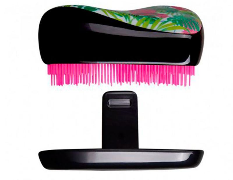 Расческа Tangle Teezer Compact Flamingo Skinny Dip Green