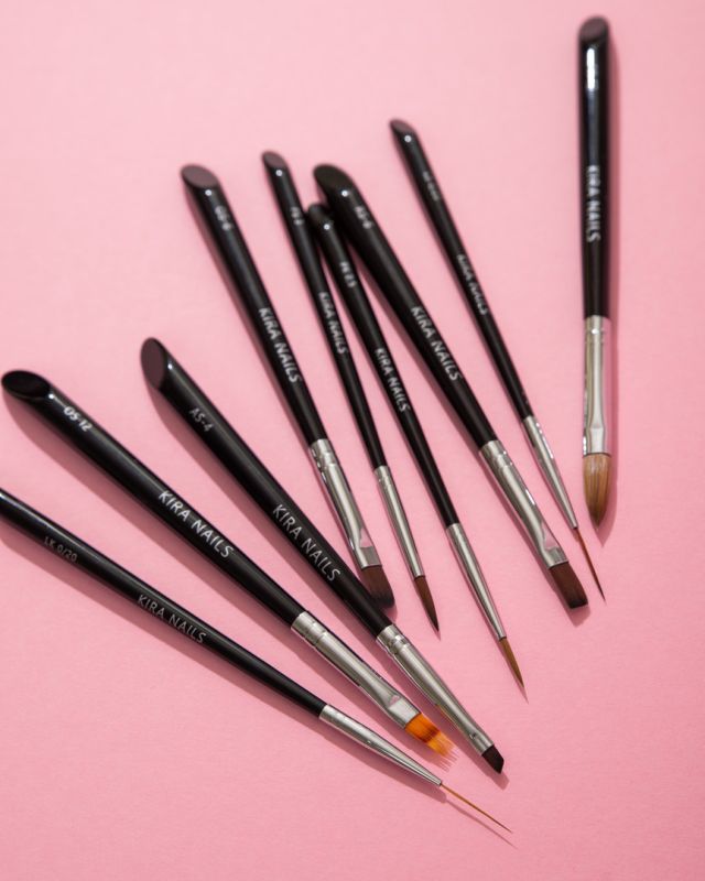 Brush Kira Nails Angled AS-4 (Syntetic)