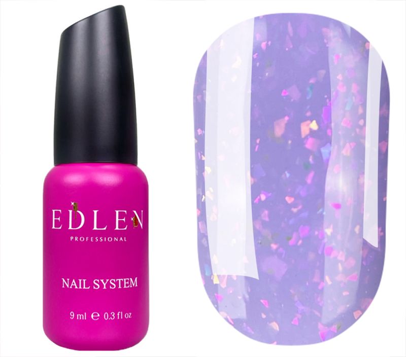Edlen Cover base Shimmer 37 (lilac with colored potal), 9 ml