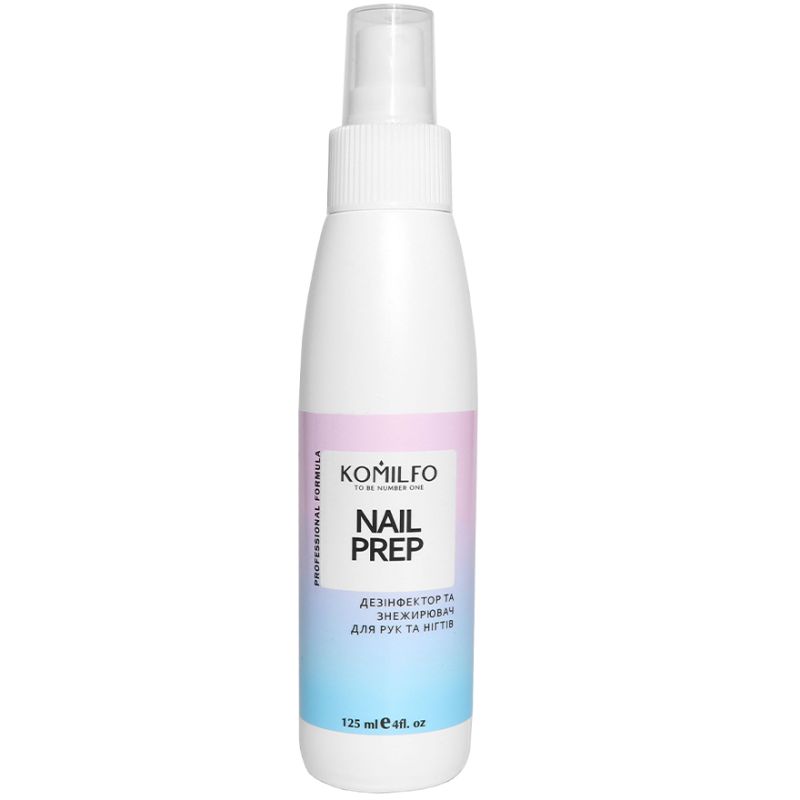 Komilfo Nail Prep - disinfectant and degreaser for nails, 125 ml