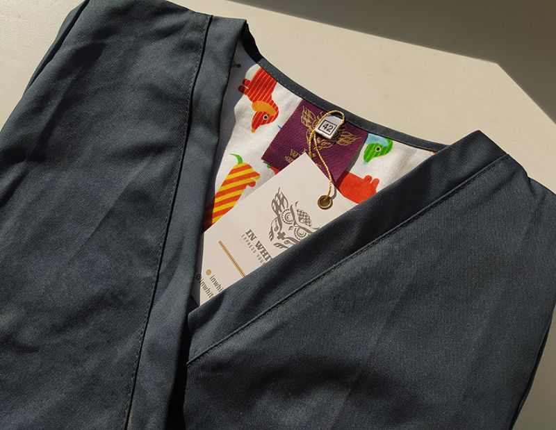 Suit for the master of manicure 1981, wet asphalt, size 46
