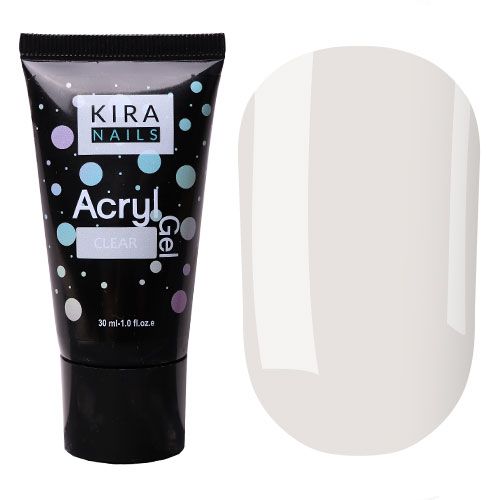 Kira Nails Acryl Gel - Clear, 30 г