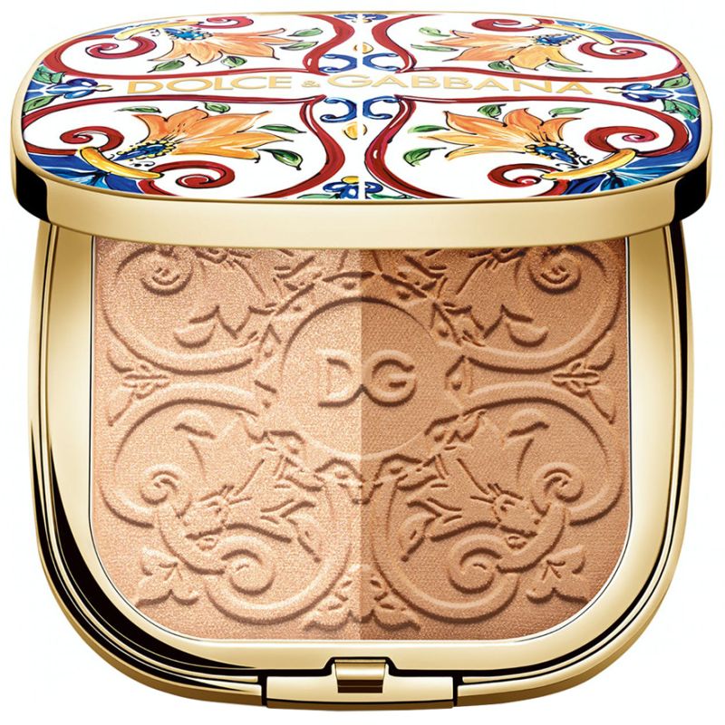 Dolce Gabbana Solar Glow Illuminating Powder Duo Golden Sand