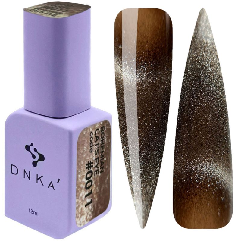 DNKa Гель-лак для ногтей Bohemian Cat's Eye HEMA/ TPO Free 0011, 12 мл