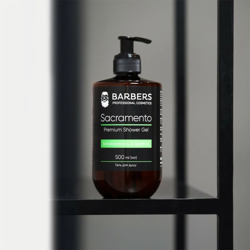 BARBERS Гель для душу Sacramento, 500 мл