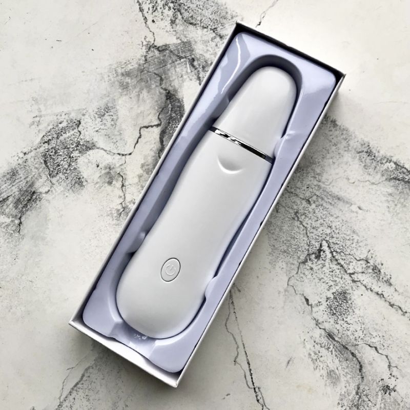 Ultrasonic scrubber KKS Beauty Facial Skin Scrubber, white
