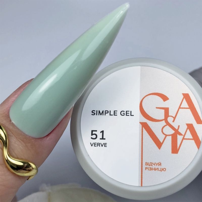 GA&MA Gel sample Simple gel 001 Clear, 15 ml