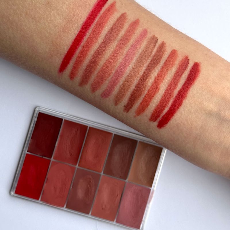 Maqpro Mini lipstick palette of 10 colors -U-08L, 15 ml