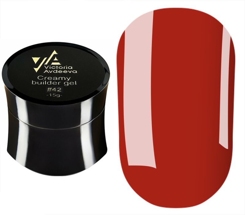 Victoria Avdeeva Гель для ногтей Creamy builder gel №42, 15 мл