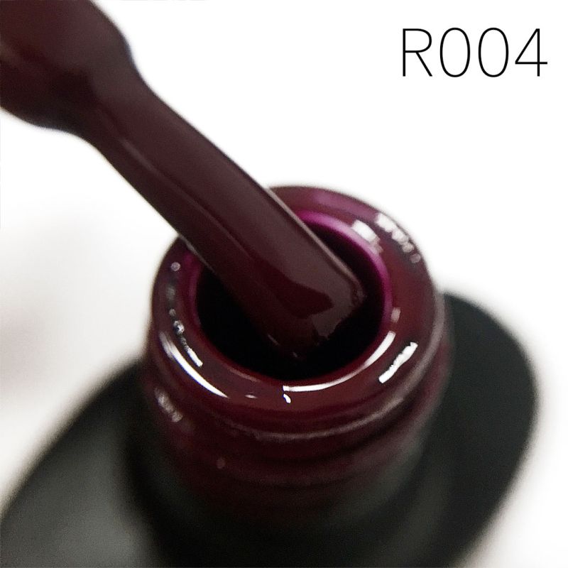Gel varnish Komilfo Rior Collection 004 (burgundy, enamel), 8 ml