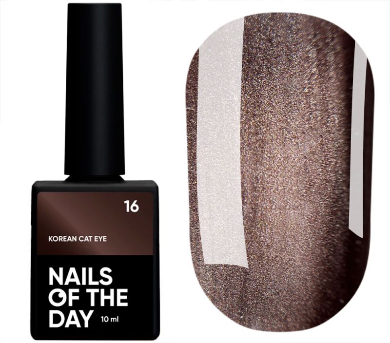 Nails Of The Day Gel polish Korean cat eye 16, 10 ml