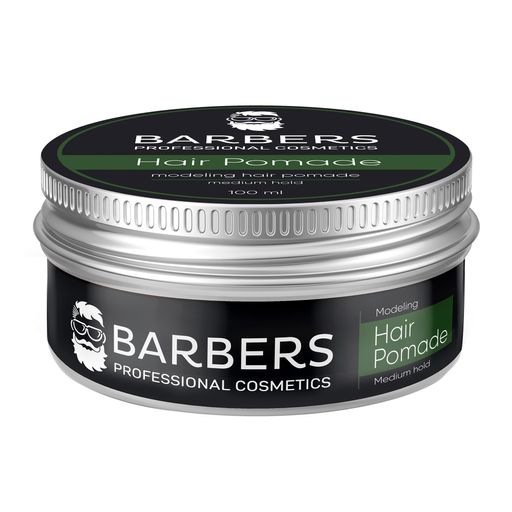 BARBERS Modeling Hair Pomade Medium Hold, 100 ml