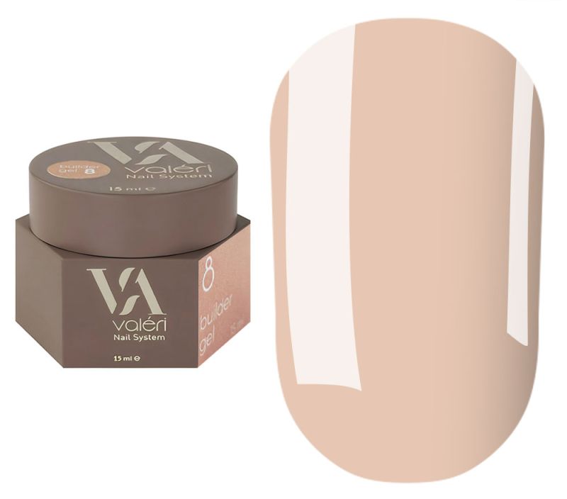 Valeri Гель для нігтів Builder Gel 08, 15 мл