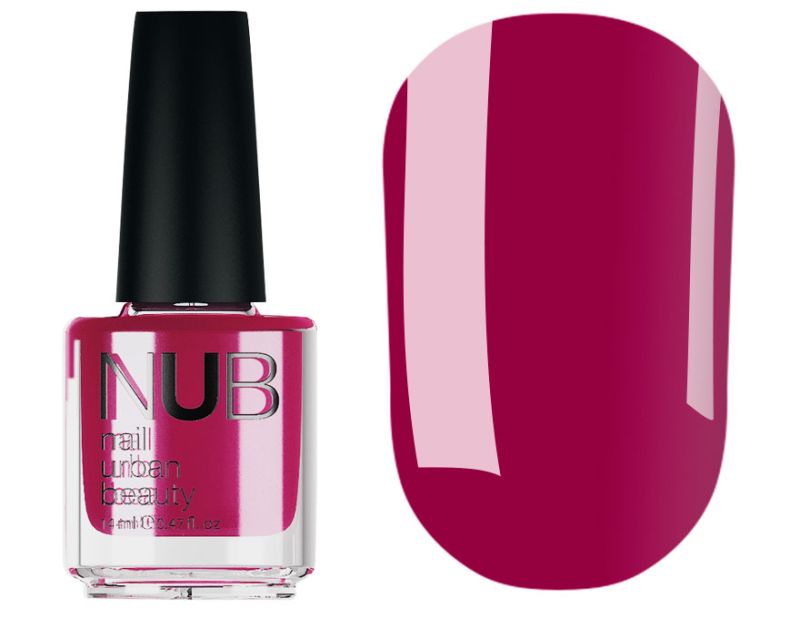 NUB 020 Heroine nail polish (rich beetroot, enamel), 14 ml