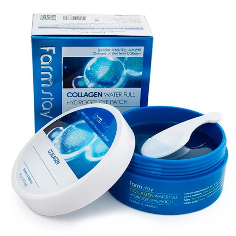 FARMSTAY Collagen Water Full Hydrogel Eye Patch - Collagen eye patch, 60 pcs