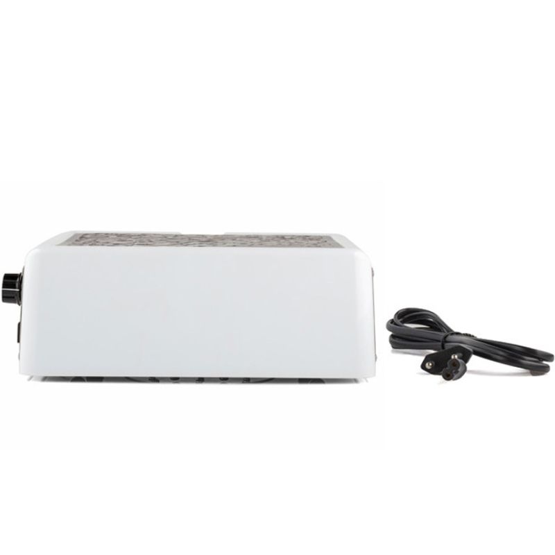 AIR MAX Manicure extractor hood Panther '24, 220V, white with steel panel (24 months warranty)