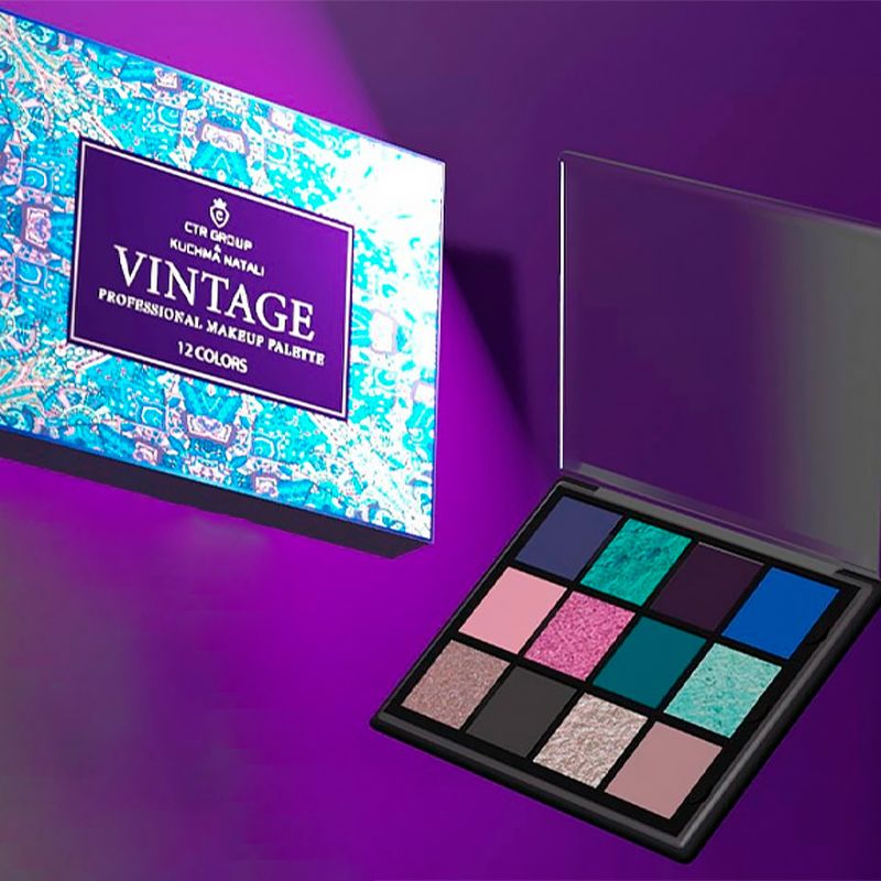 CTR Палетка теней Eye Shadow Palette Vintage, 12*2,5 г