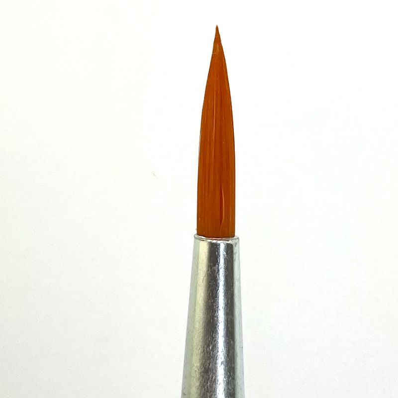 Brushes for face painting, red bristles, 2 pcs.