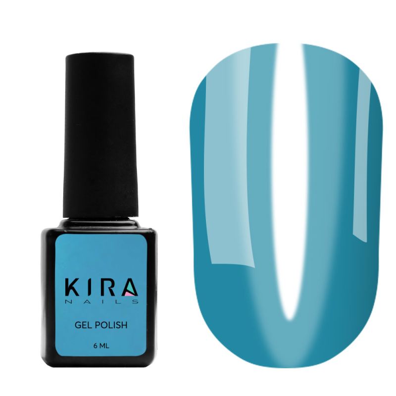 Гель-лак Kira Nails Vitrage №V21 (морская волна, витражный), 6 мл