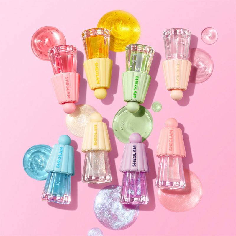 Sheglam Lip Ointment with Jelly Wow Hydrating Lip Oil Strike Gold