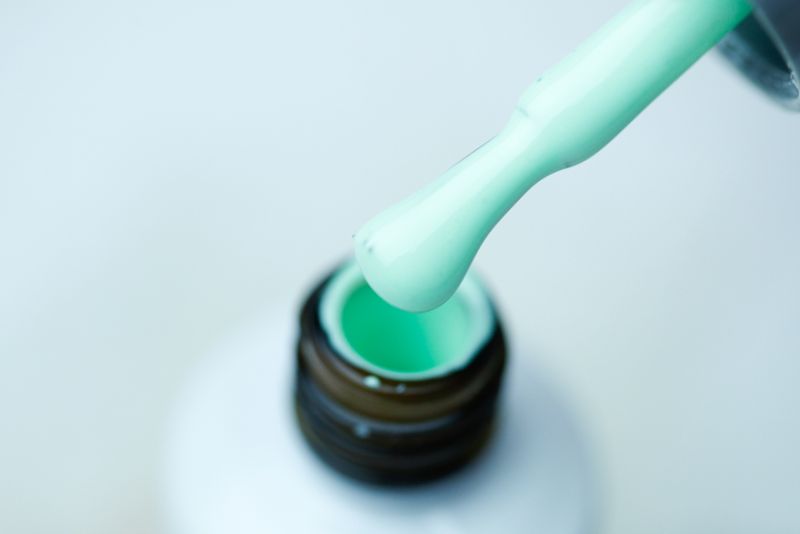 Atica GPM109 Green Glow gel varnish (light lime, enamel), 7.5 ml