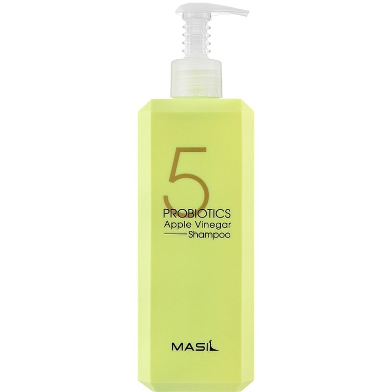 Masil 5 Probiotics Apple Vinegar Shampoo - Mild Sulfate Free Shampoo with Probiotics and Apple Cider Vinegar, 500 ml