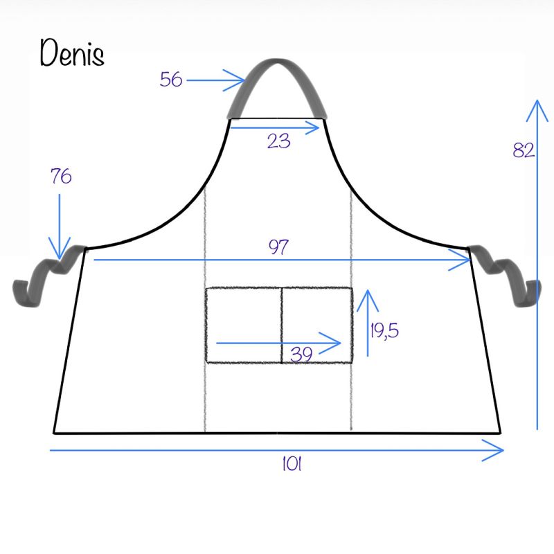 FartukMaster Apron "Denis"